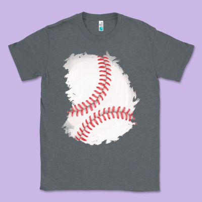 Baseball Patch Classic Tee Designed By Adodesignshop