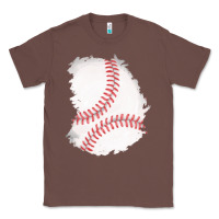 Chestnut baseball patch Classic Tee - AdoDesignShop