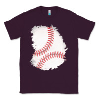 Plum baseball patch Classic Tee - AdoDesignShop