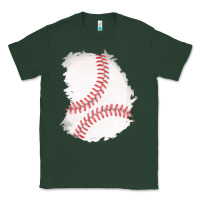 Sports Green baseball patch Classic Tee - AdoDesignShop