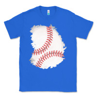 True Royal baseball patch Classic Tee - AdoDesignShop
