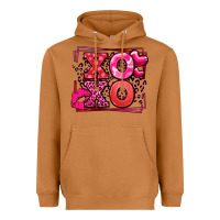 Meerkat Xoxo Valentine's Day leopard frame Heavyweight Hoodie - LillyAllenDesigns