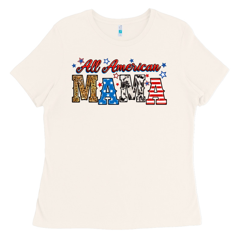 All American Mama Ladies Tee by RanaPortraitStore | Teevron