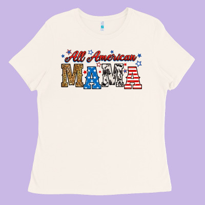 Ladies Tee all american mama