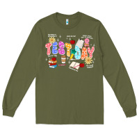 Army Green test day Long Sleeve Tee - JahusDesignShop