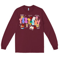 Burgundy test day Long Sleeve Tee - JahusDesignShop
