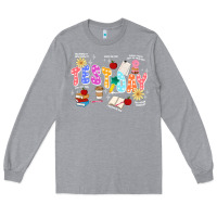 Heather Grey test day Long Sleeve Tee - JahusDesignShop