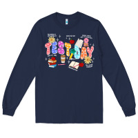 Navy test day Long Sleeve Tee - JahusDesignShop