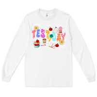 White test day Long Sleeve Tee - JahusDesignShop