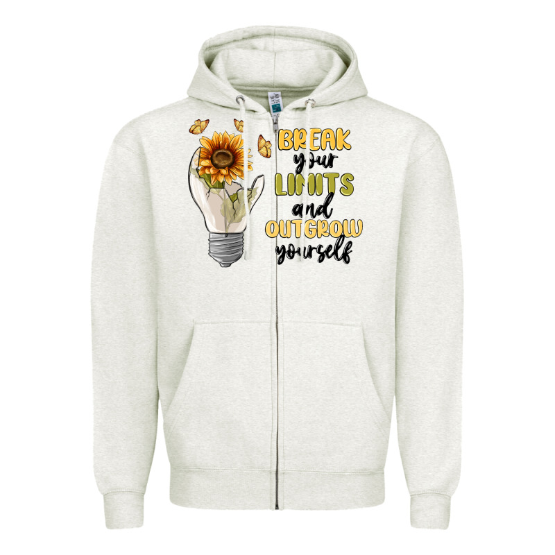 Break Your Limits Zipper Hoodie by MaliasSmallBusiness | Teevron