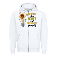 White break your limits Zipper Hoodie - MaliasSmallBusiness