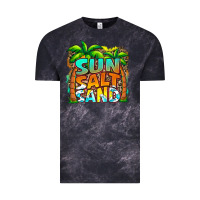 Cloud Black sun salt sand summer Vintage Tee - Jasminsmagicworld