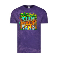 Cloud Purple sun salt sand summer Vintage Tee - Jasminsmagicworld
