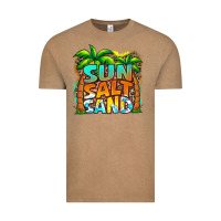 Vintage Coffee sun salt sand summer Vintage Tee - Jasminsmagicworld