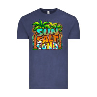 Vintage Denim sun salt sand summer Vintage Tee - Jasminsmagicworld