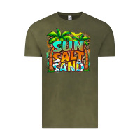 Vintage Olive sun salt sand summer Vintage Tee - Jasminsmagicworld