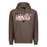 Coffee Nurse Floral Premium Hoodie - Bettercallsaul