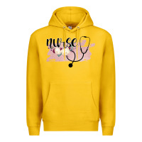 Lemon Nurse Floral Premium Hoodie - Bettercallsaul
