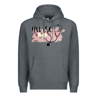 Rock Nurse Floral Premium Hoodie - Bettercallsaul