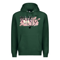 Sports Green Nurse Floral Premium Hoodie - Bettercallsaul