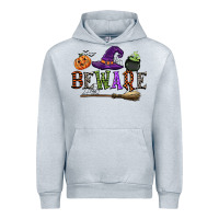 Heather Grey beware Urban Hoodie - CowGirlArtShop
