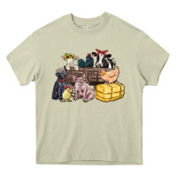 Mossy farm animals wagon Heavy Core Tee - Zillion Design Studio