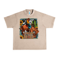 French Oak cowboy rodeo Urban Heavy Tee - JahusDesignShop