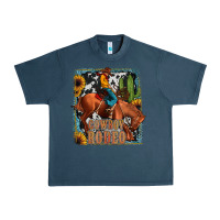 Midnight Navy cowboy rodeo Urban Heavy Tee - JahusDesignShop