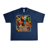 Navy cowboy rodeo Urban Heavy Tee - JahusDesignShop