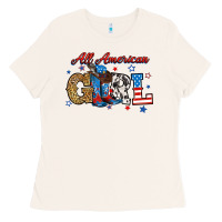 Bone all american girl Ladies Tee - RanaPortraitStore