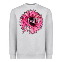 Heather Grey sunflower faith Heavyweight Sweatshirt - JahusDesignShop