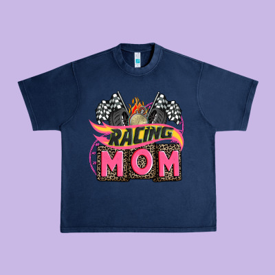 Racing Mom With Racing Oto Equipment Urban Heavy Tee Designed By Adodesignshop