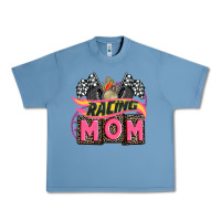 Pebble Blue racing mom with racing oto equipment Urban Heavy Tee - AdoDesignShop