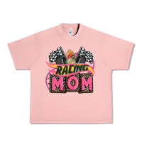 Salmon racing mom with racing oto equipment Urban Heavy Tee - AdoDesignShop