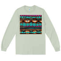 Matcha leopard aztec turquoise jewelry Long Sleeve Tee - BarkalooDesign