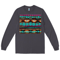 Smoke leopard aztec turquoise jewelry Long Sleeve Tee - BarkalooDesign