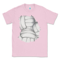 Bubblegum Pink 2 volleyball patch Classic Tee - AdoDesignShop