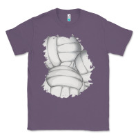 Lavender 2 volleyball patch Classic Tee - AdoDesignShop