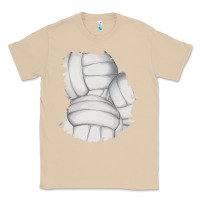 Mushroom 2 volleyball patch Classic Tee - AdoDesignShop