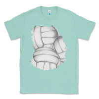 Seafoam 2 volleyball patch Classic Tee - AdoDesignShop