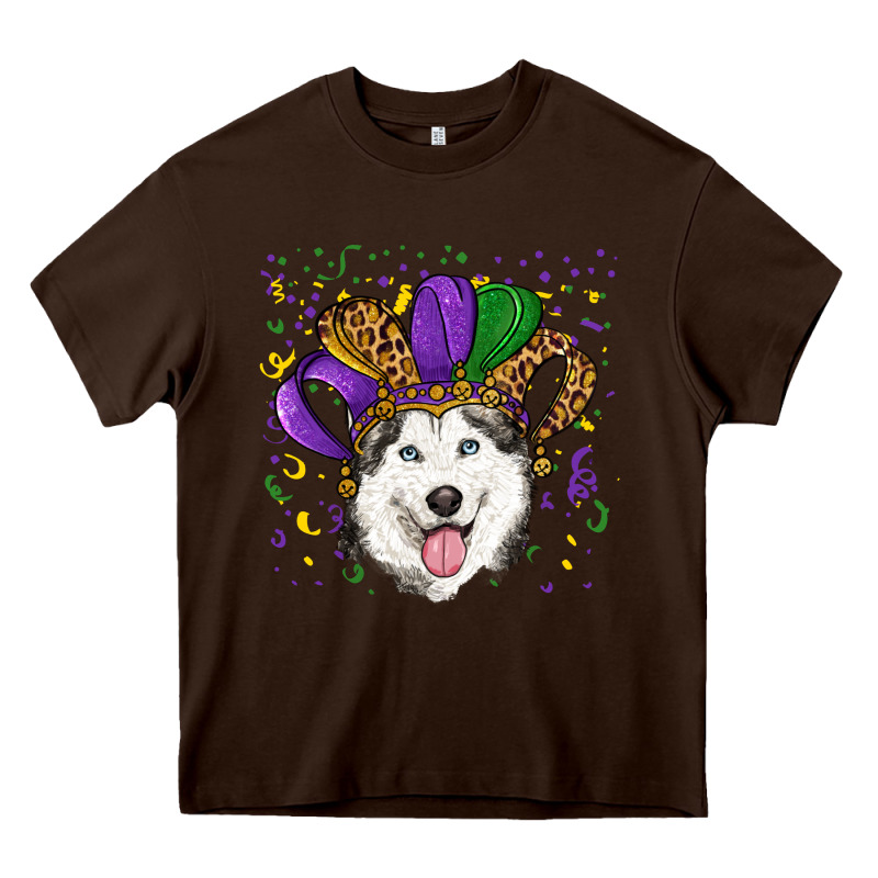 Mardi Gras Hat Husky Heavy Core Tee by RanaPortraitStore | Teevron