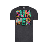 Vintage Black summer leopard tie dye Vintage Tee - Jasminsmagicworld
