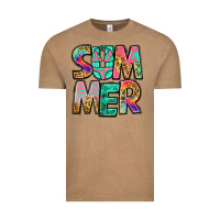 Vintage Coffee summer leopard tie dye Vintage Tee - Jasminsmagicworld