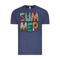 Vintage Denim summer leopard tie dye Vintage Tee - Jasminsmagicworld