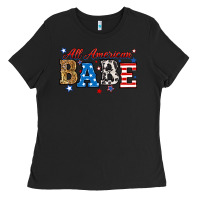 Black all american babe Ladies Tee - RanaPortraitStore