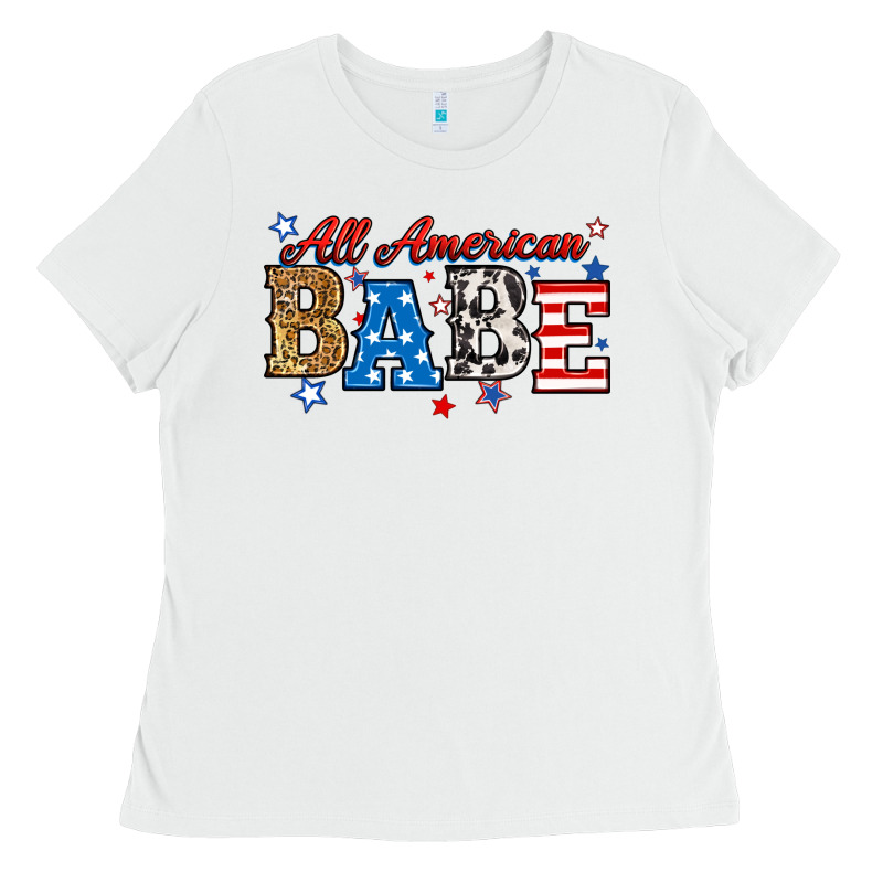 All American Babe Ladies Tee by RanaPortraitStore | Teevron