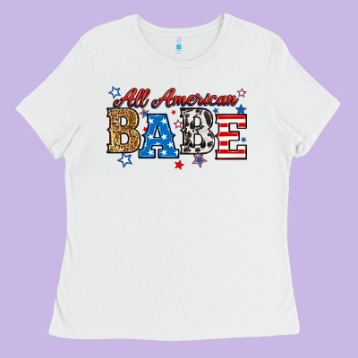 Ladies Tee all american babe