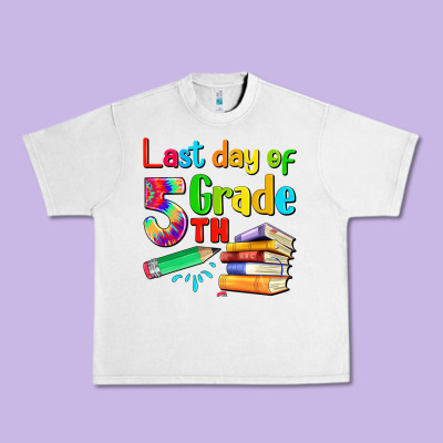Last Day Of Fifth Grade Urban Heavy Tee Designed By Artiststas