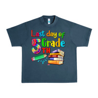 Midnight Navy last day of fifth grade Urban Heavy Tee - Artiststas
