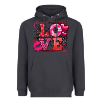 Smoke Love Valentine's Day leopard frame Heavyweight Hoodie - LillyAllenDesigns